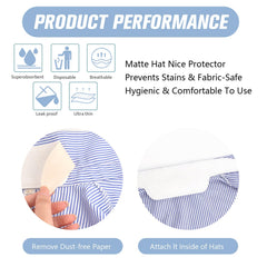 CFGROW moisture-absorbent collar pad keeps neck dry during heat and activity.