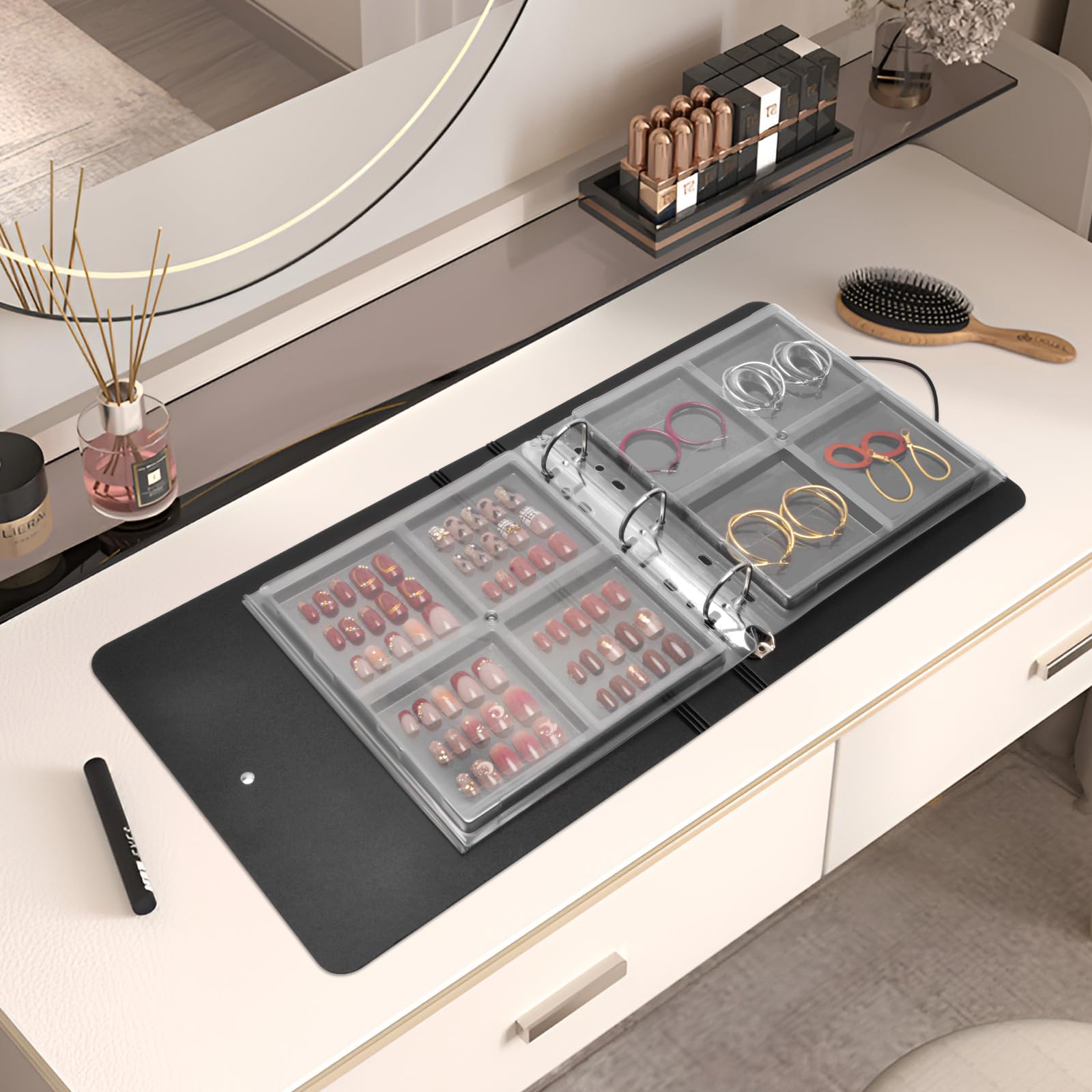 CGBE Nail Organizer featuring removable pages for flexible customization.
