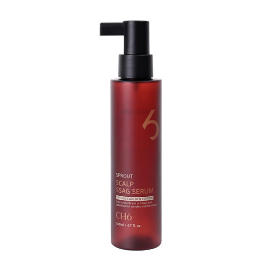 CH6 Scalp Ssag Serum Red Edition bottle for daily scalp nourishment