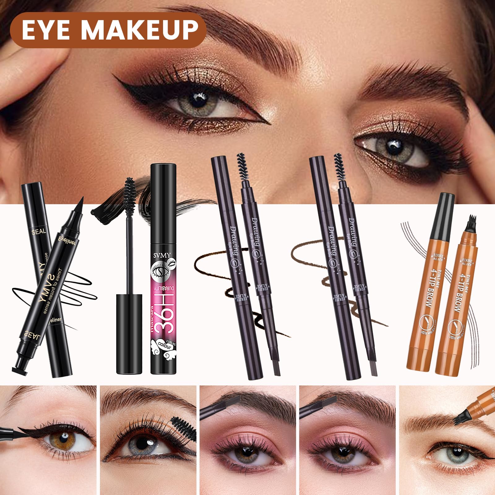 CHAFFUL concealer palette blends easily to brighten imperfections.