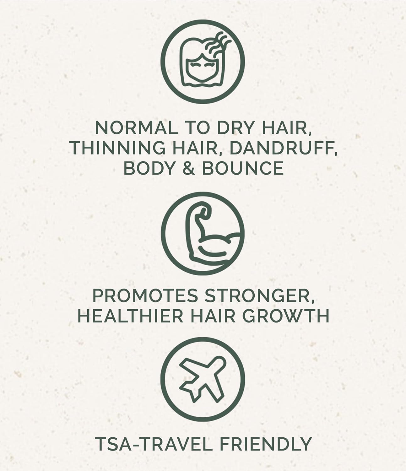 Chagrin Valley hair vitality shot suggesting shine and strength