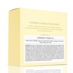 CHALLANS DE Aqua EX cushion builds natural smoothing for an even look.