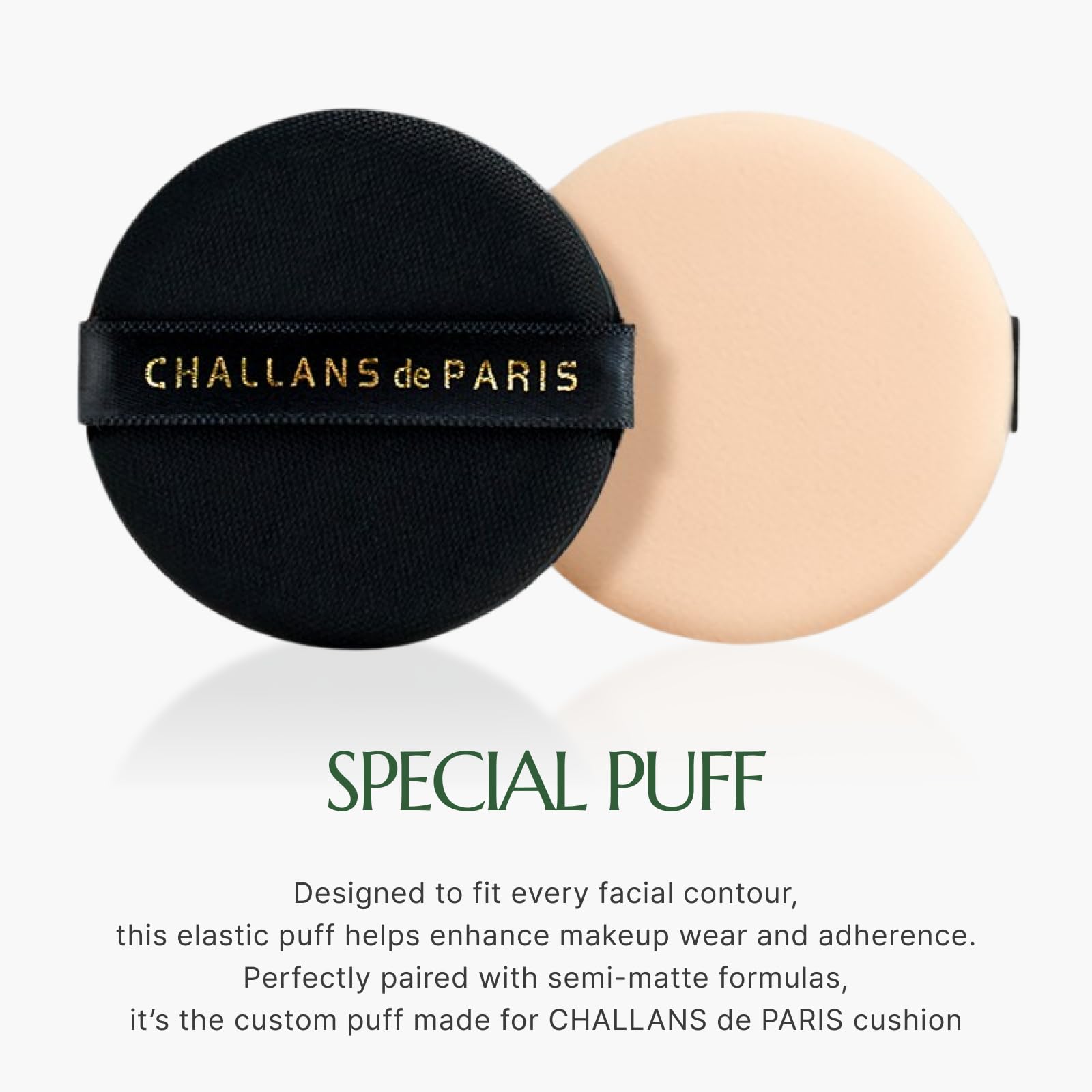 CHALLANS DE Paris Cushion matte finish on skin for all-day look