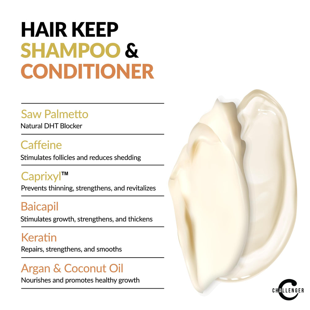 Challenger Hair Keep Duo Pack for daily hair care