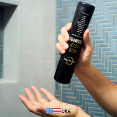 Challenger Hair Keep Shampoo pump top enables easy dispensing.