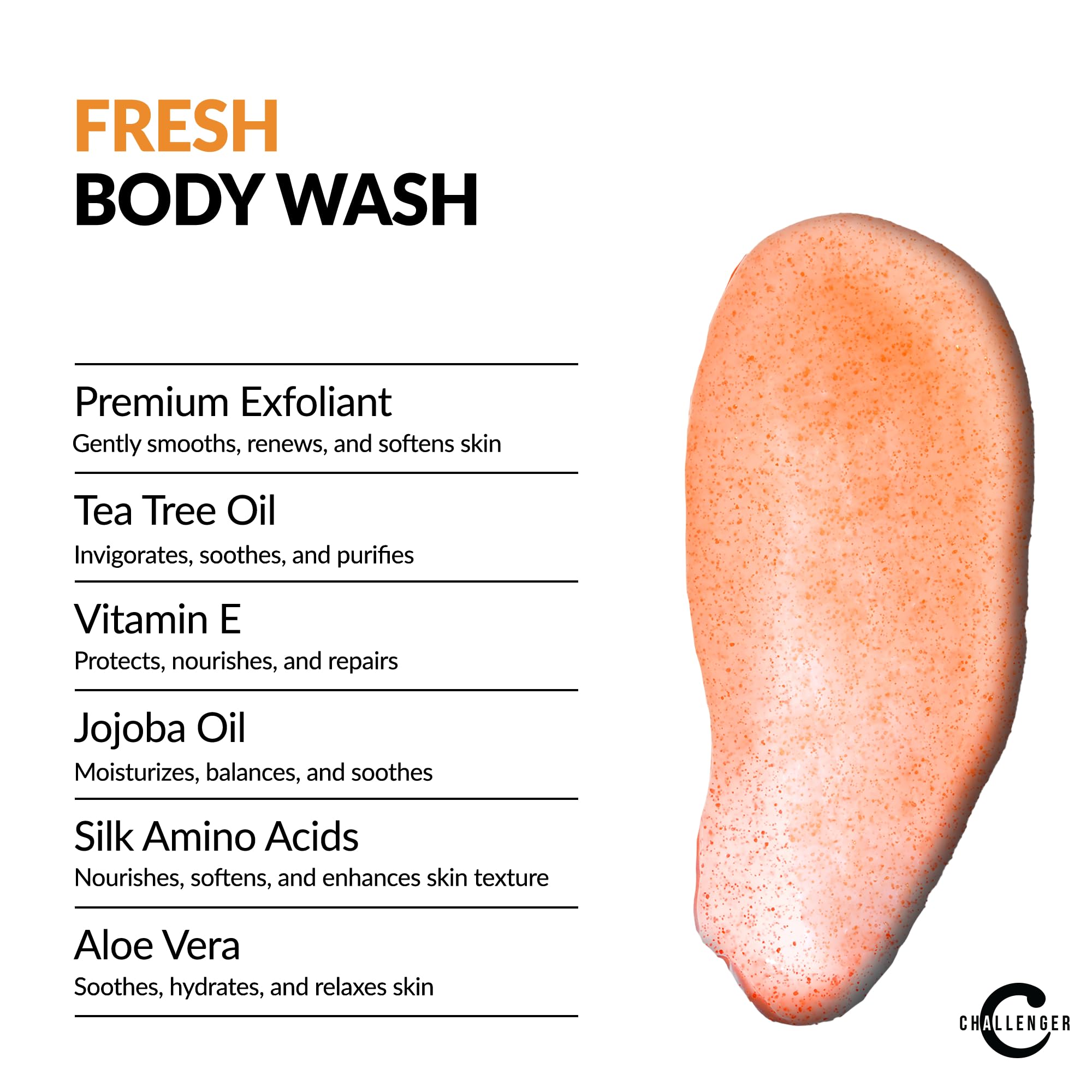 Challenger tea tree shampoo foam showcases invigorating lather