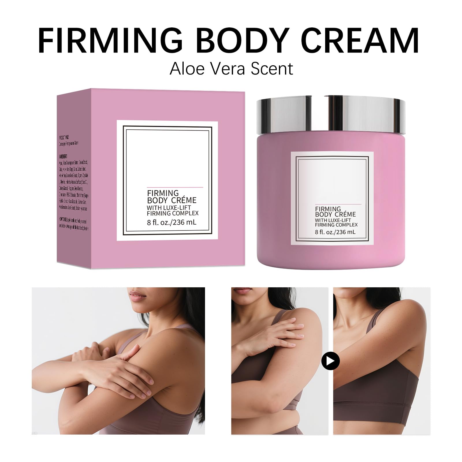 Legs treated with champagne creme for soft, smoother skin