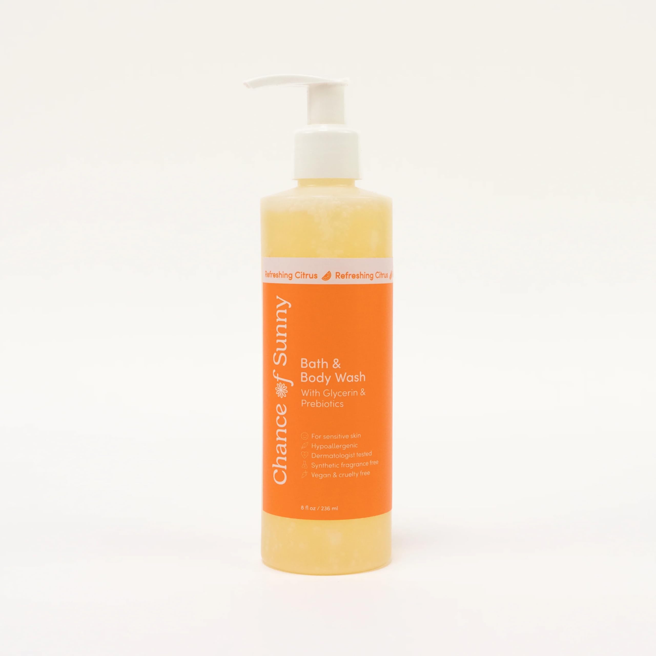CHANCE OF SUNNY pure citrus scent enhances daily routines with refreshing calm.