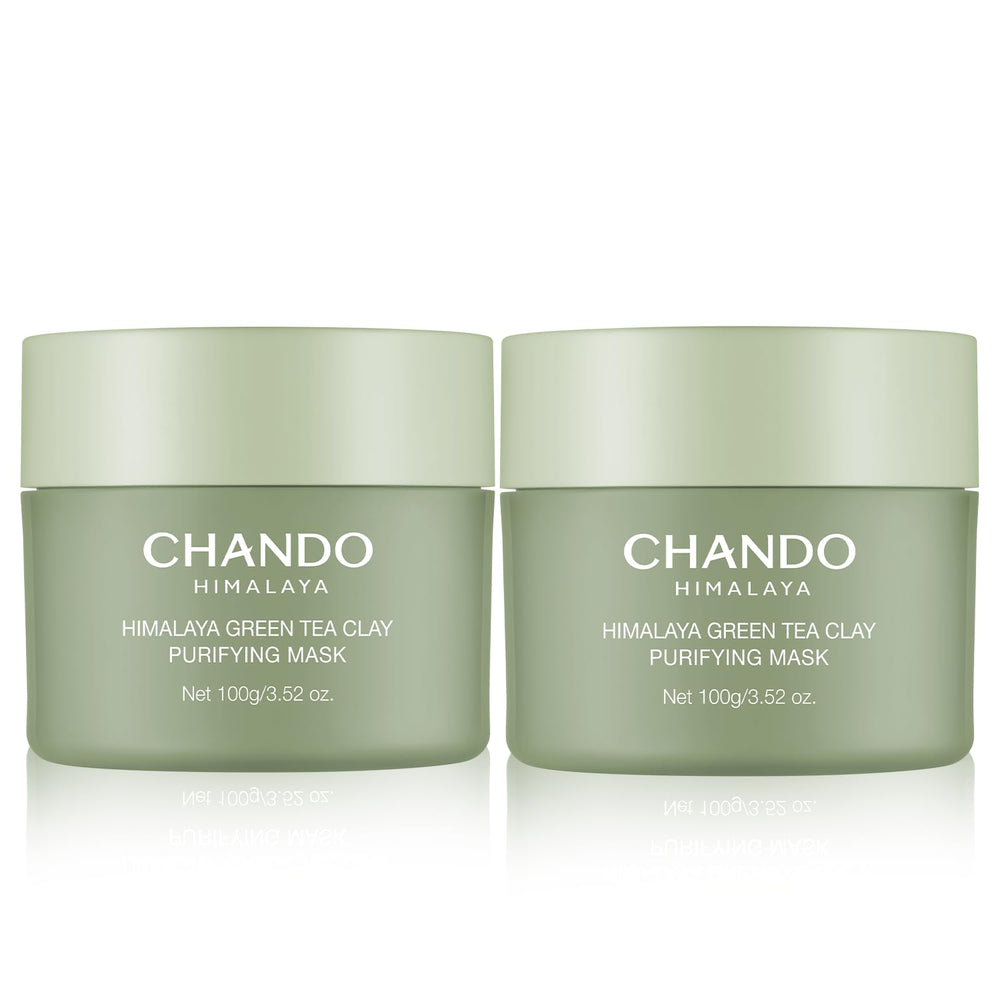 CHANDO HIMALAYA Purifying Green Tea Mask front pack for pore cleansing