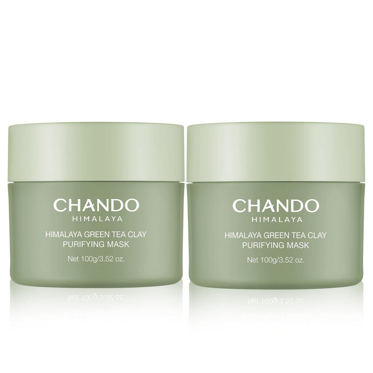 CHANDO HIMALAYA Purifying Green Tea Mask front pack for pore cleansing