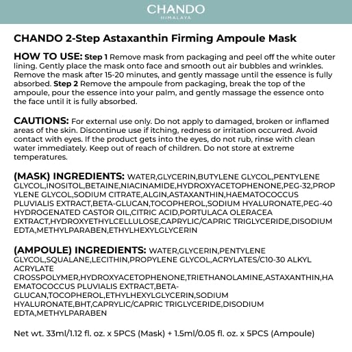 CHANDO HIMALAYA radiant, firmer-looking skin after use.