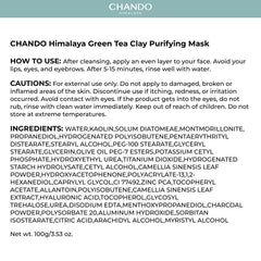CHANDO HIMALAYA Mask being applied for rinse-off cleansing