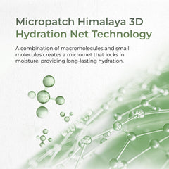 CHANDO HIMALAYA Thamnolia mask fiber sheet close-up highlights lightweight natural fabric that fits evenly.