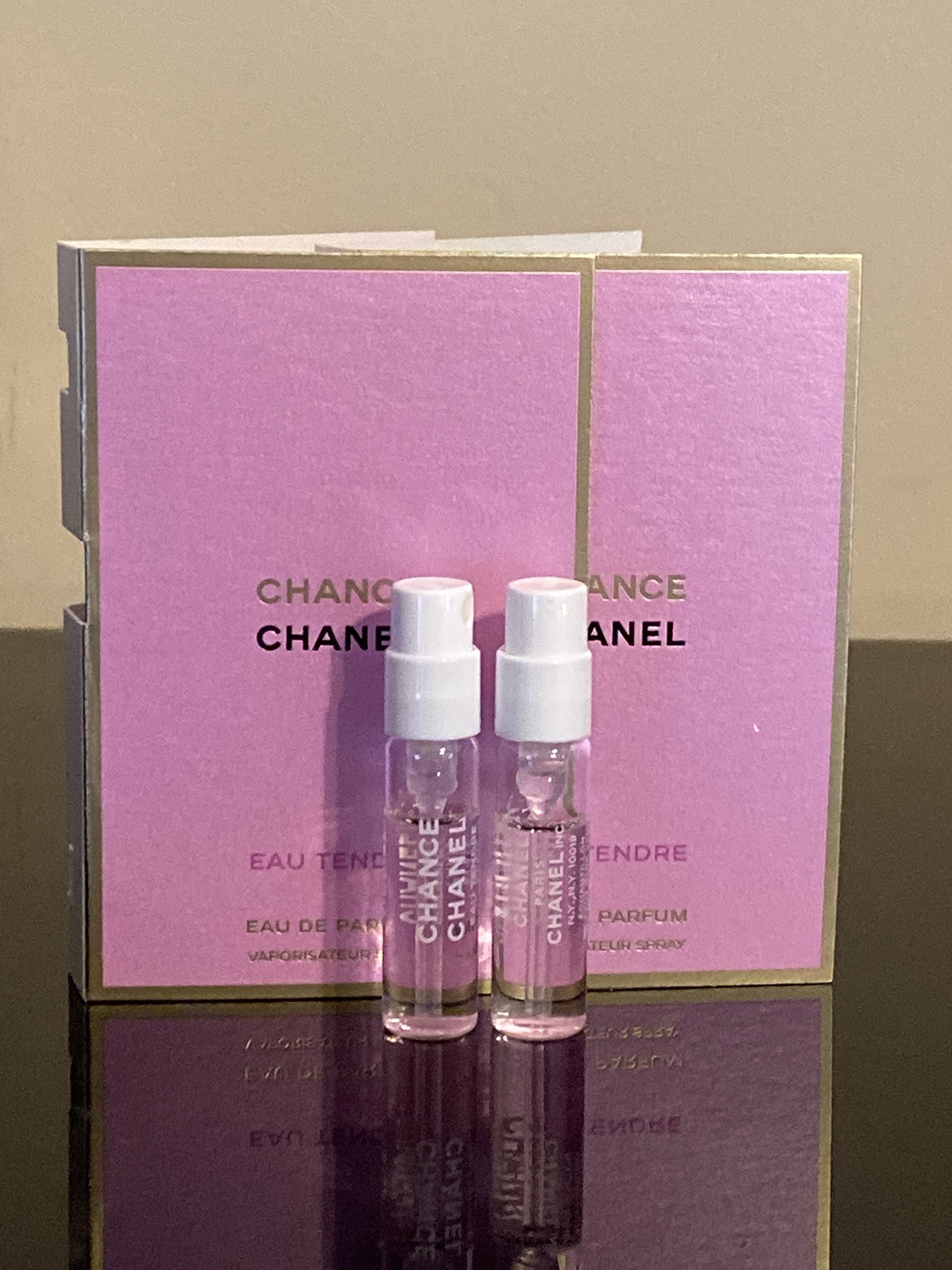CHANEL Chance Eau Tendre sampler vial miniature, ideal for gifts or travel