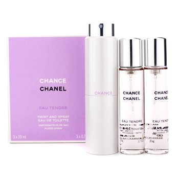 CHANEL Chance Eau Tendre twist-spray bottle ideal for daily wear and travel