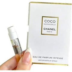 CHANEL Coco Mademoiselle Intense travel pack provides on-the-go sampling.
