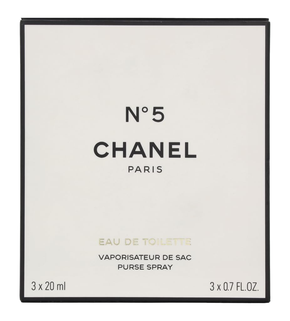 Chanel No. 5 box set packaging highlights a classic fragrance gift-ready presentation.