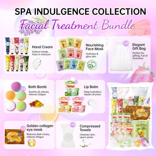 CHANGARLOAD facial masks in the spa kit, ideal for at-home pampering moments.