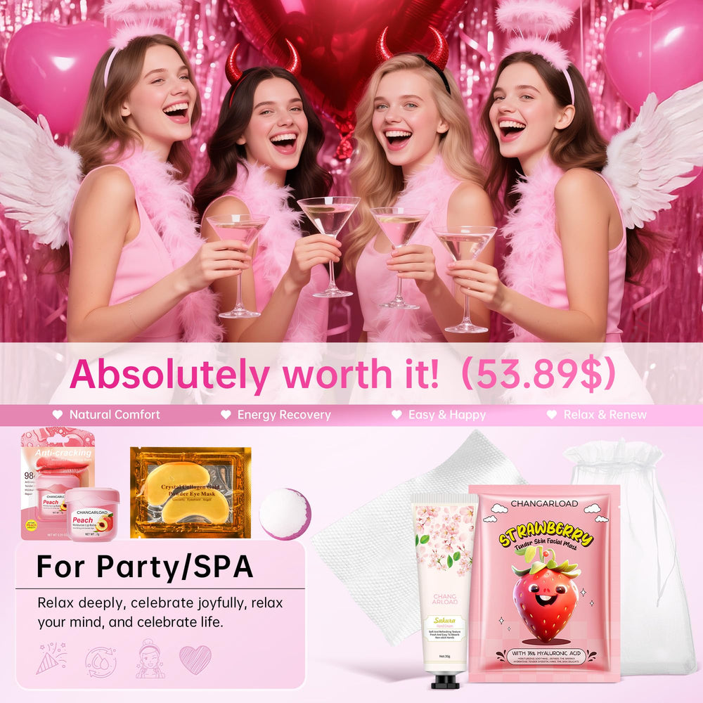 CHANGARLOAD lip masks shown with other items, nourishing moisture for comfortable lips.