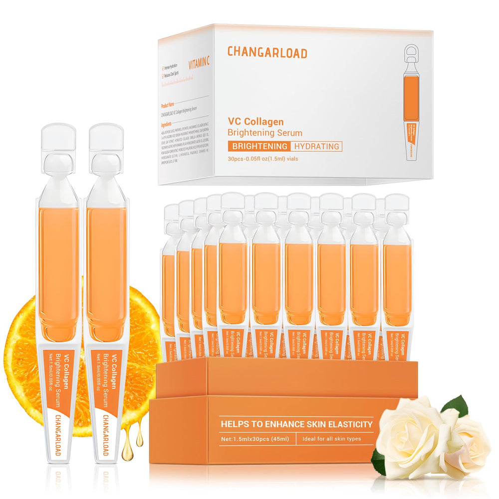 CHANGARLOAD serum bottle front view for a premium brightening routine