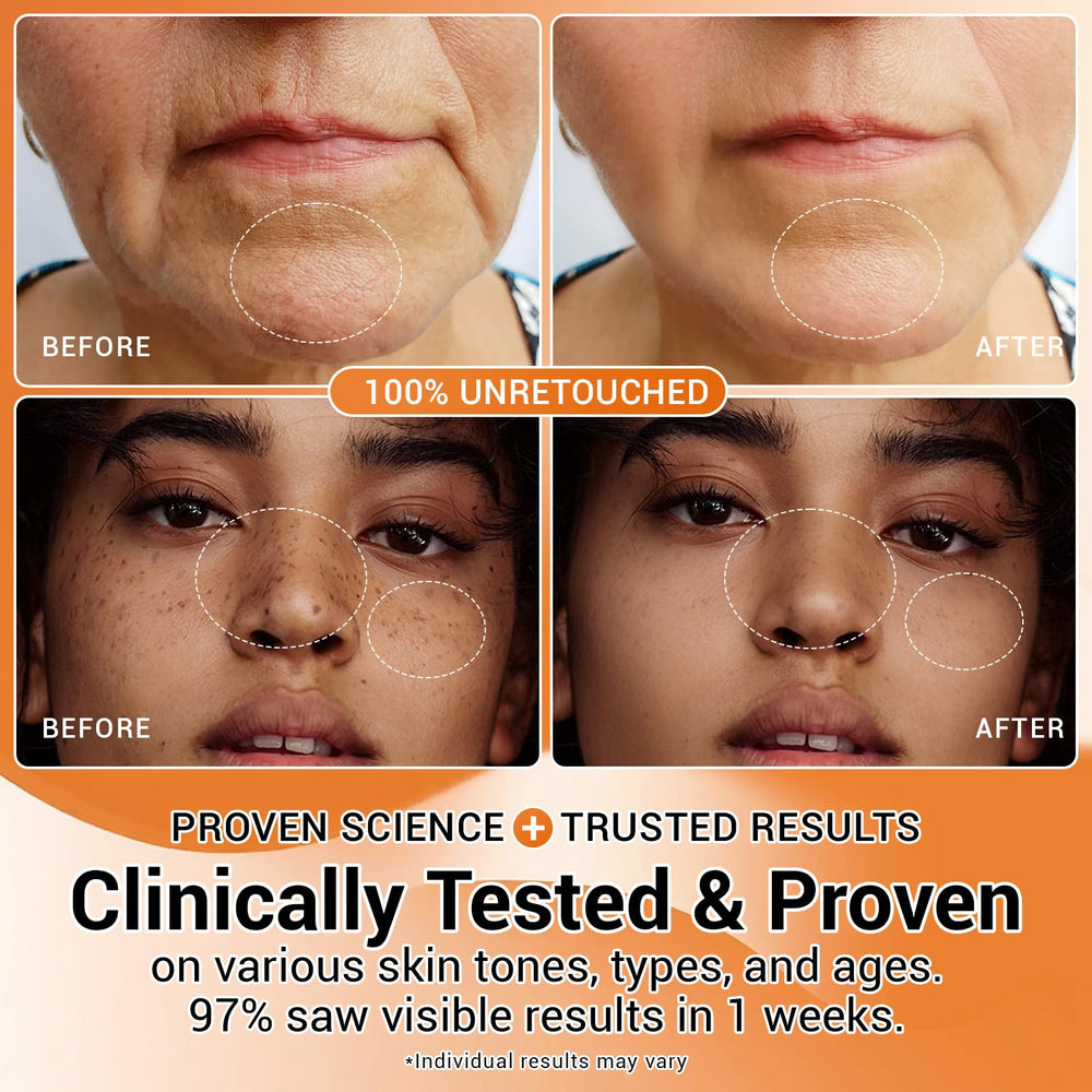 CHANGARLOAD ampoules contents close-up highlights potent formula for glow