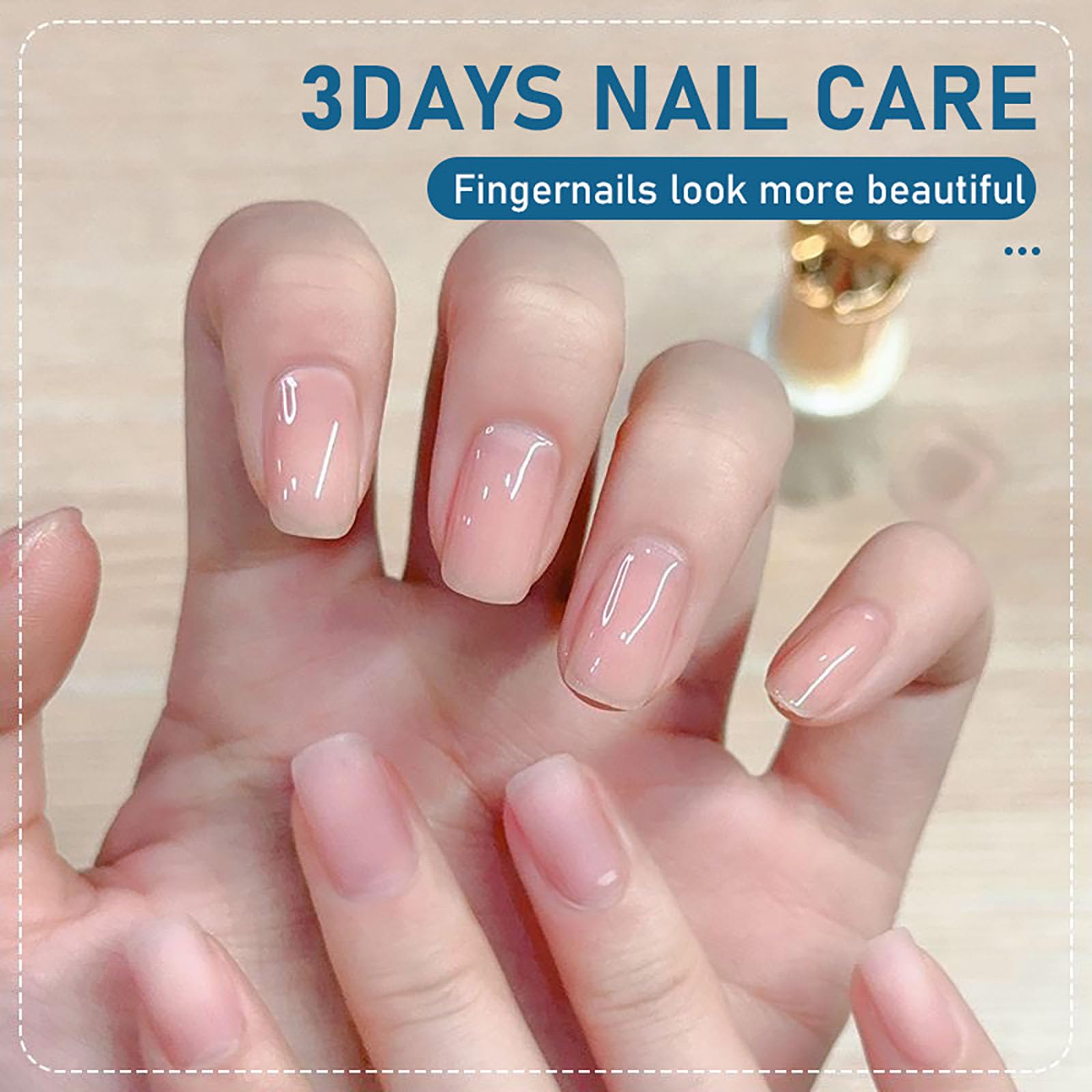 CHAOGKM nail care cream swirl texture showing hydrating, smooth feel