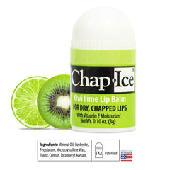 Chap-Ice lip balm leash clip for easy attachment to bag.