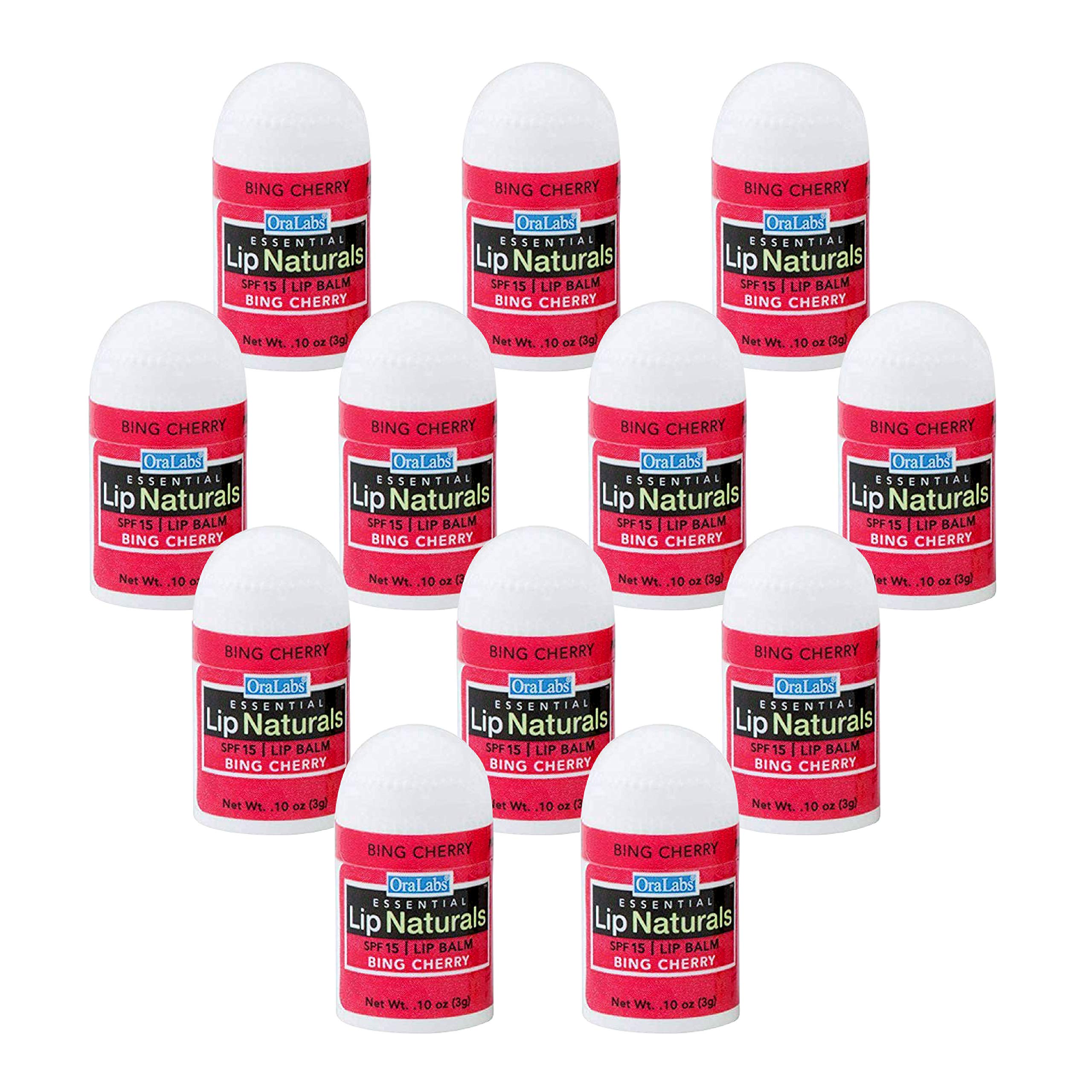 CHAP-ICE Lip Naturals Bing Cherry SPF 15 balm in packaging for on-the-go protection