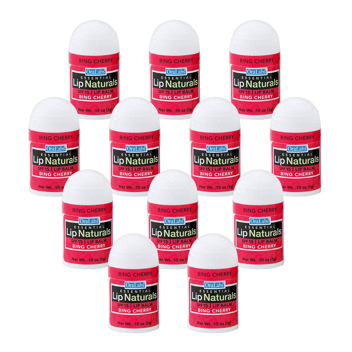 CHAP-ICE Lip Naturals Bing Cherry SPF 15 balm in packaging for on-the-go protection