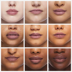 CHAP-ICE Bing Cherry SPF 15 balm with glossy finish on lips