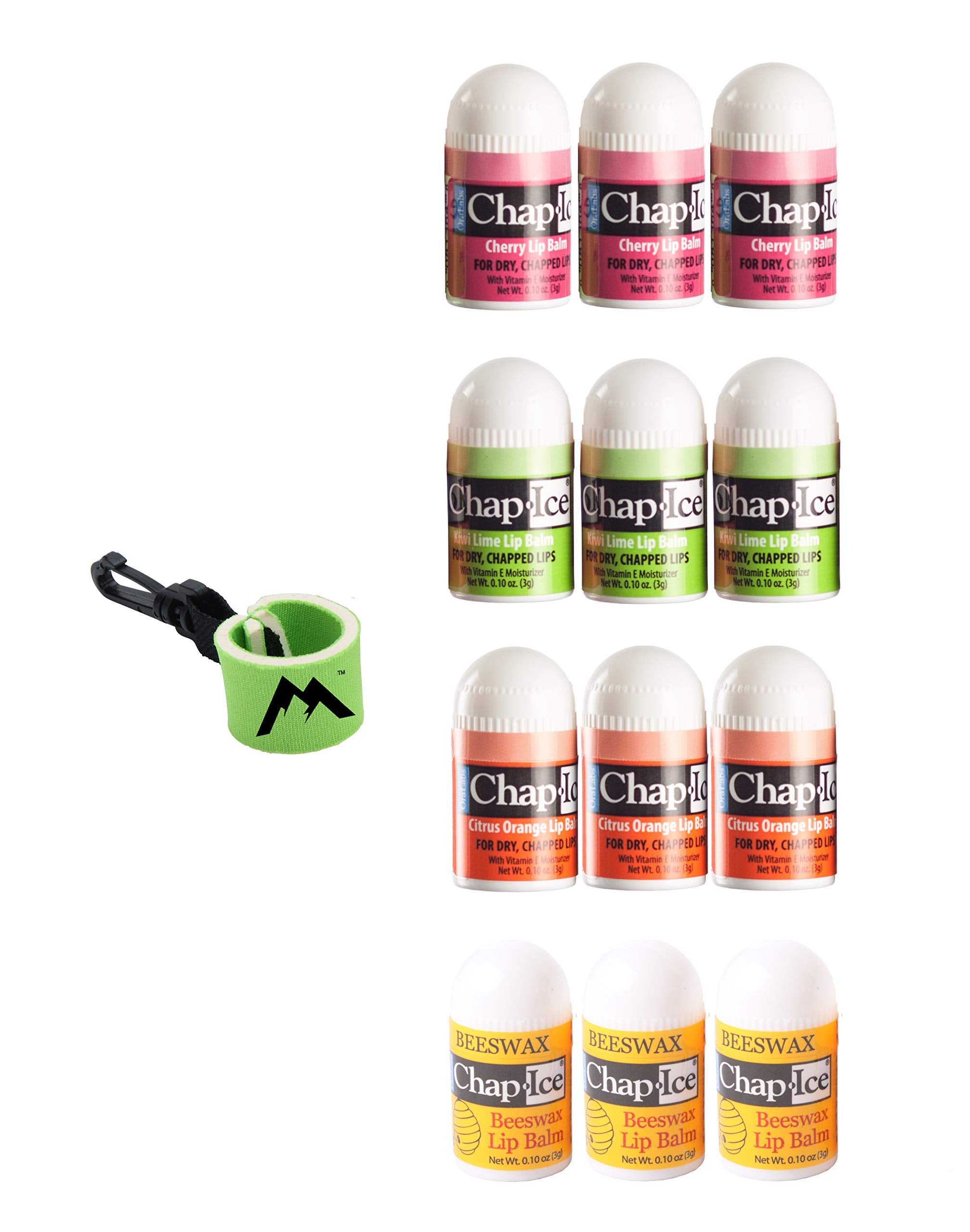 Chap-Ice mini lip balm in cherry for on-the-go hydration.