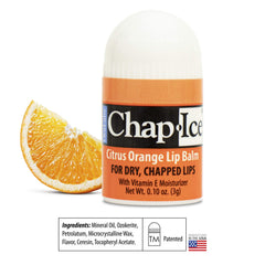 Chap-Ice mini lip balm kiwi lime with tropical scent on the move.