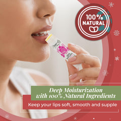 Chap-Lip Lip Balm gingerbread flavor close-up highlighting festive lip care.