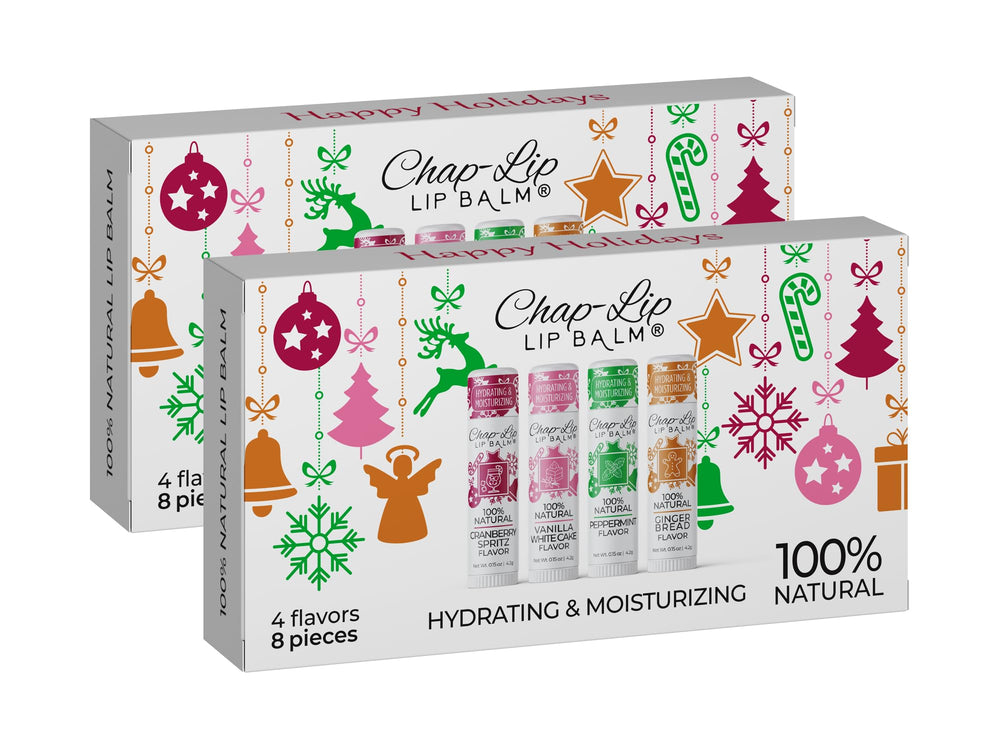 Chap-Lip Lip Balm pack shot showcasing a convenient multi-pack for everyday moisture.