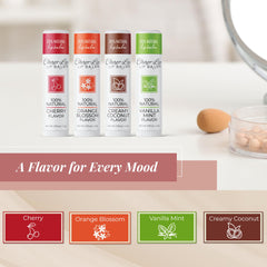 Chap-Lip Coconut Lip Balm stick highlights nourishing coconut oil
