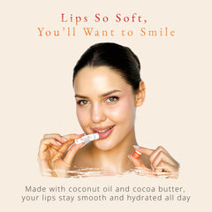 Chap-Lip Original lip balm with coconut oil for deep moisture.