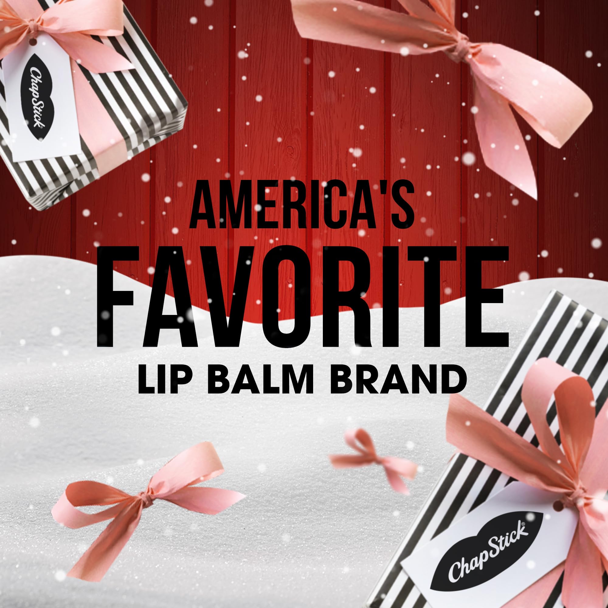 Minty ChapStick balm keeps lips soft during cold weather.