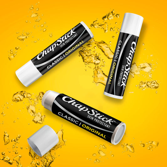 ChapStick Classic Original 12-pack display showing value and convenience