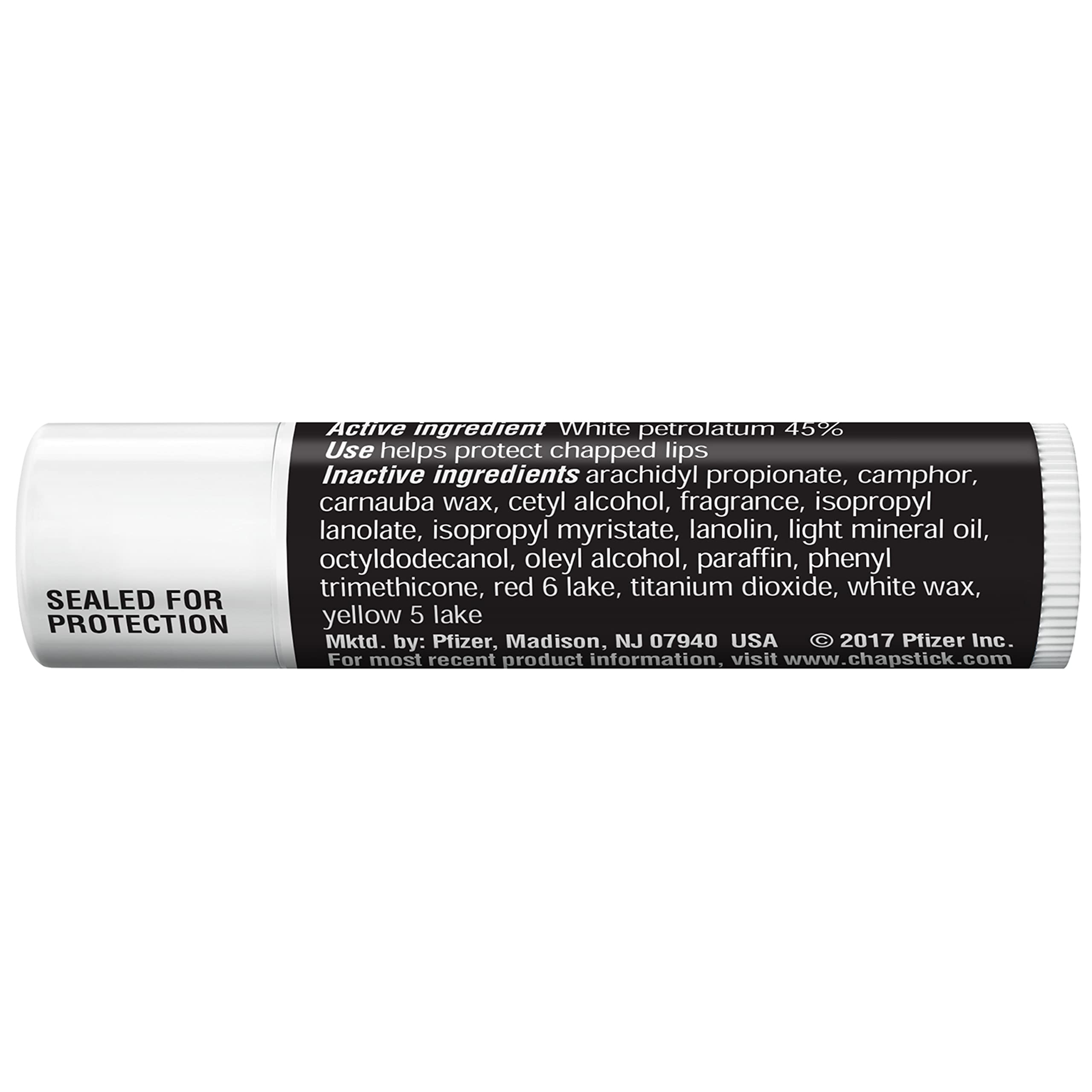 ChapStick Classic Original tube with label highlighting heritage