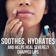 ChapStick Classic spearmint packaging shows portable lip care on the go.