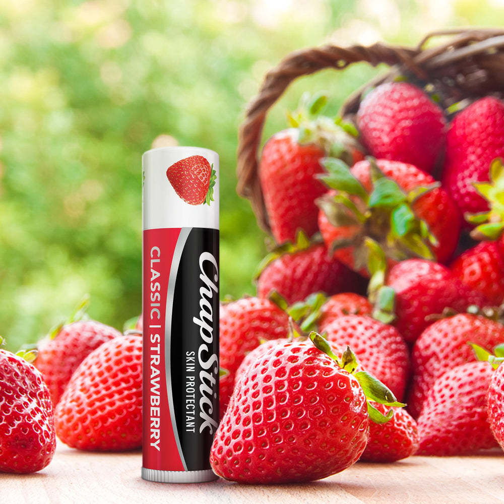 Heritage badge signals ChapStick's long-standing lip care tradition.