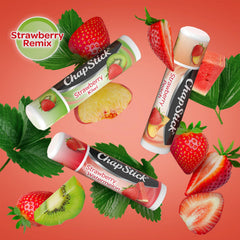 ChapStick original strawberry lip balm pack close-up