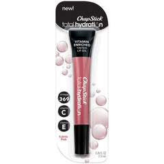 ChapStick Total Hydration lip oil Blushed Bronze gives warm glow and moisture.