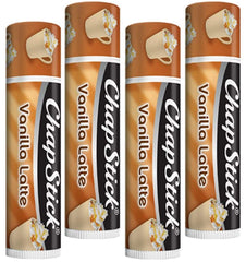 ChapStick Vanilla Latte Limited Edition lip balm with vanilla aroma for daily lip hydration.