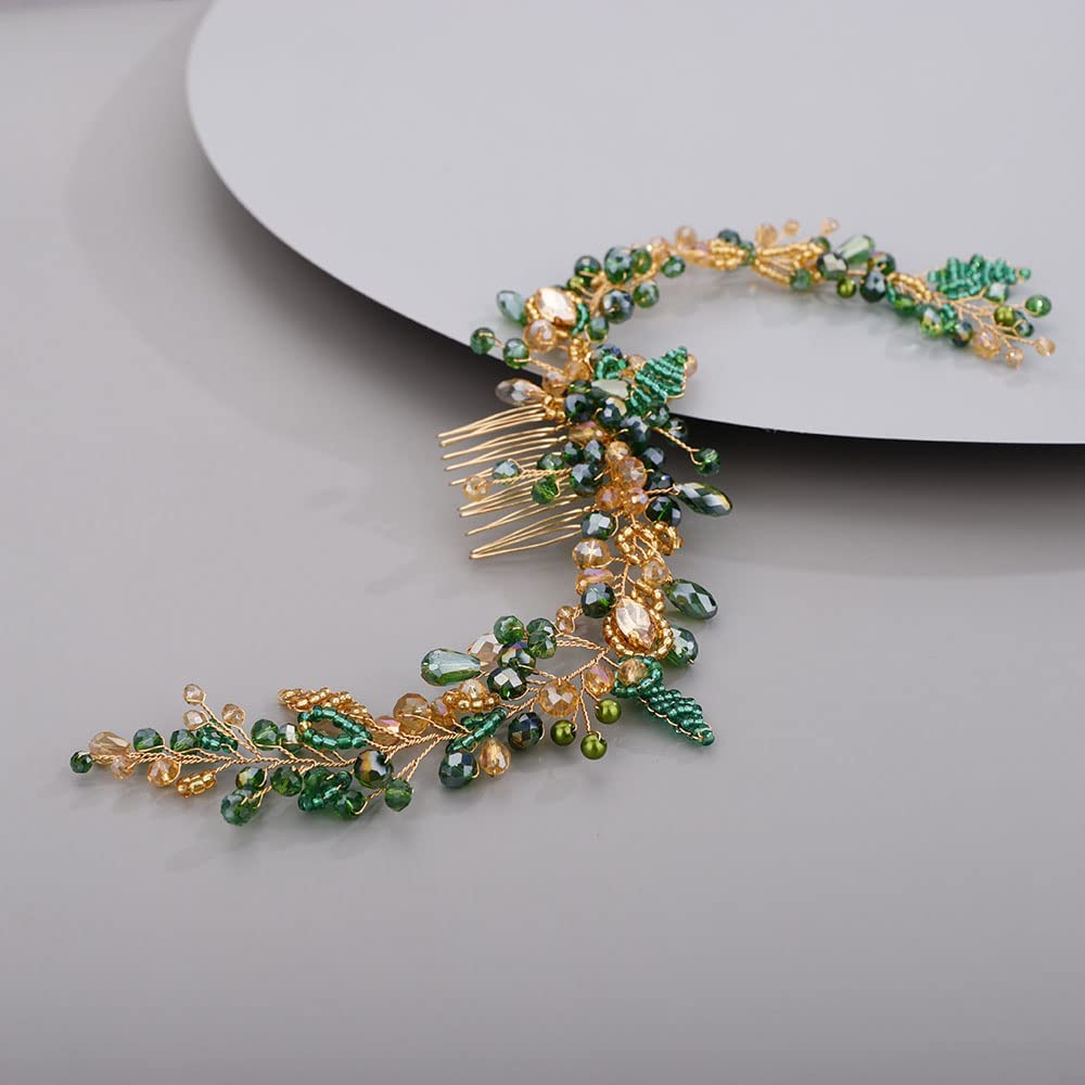Chargances seaside wedding hair vine ideal for beach photos and festive occasions.