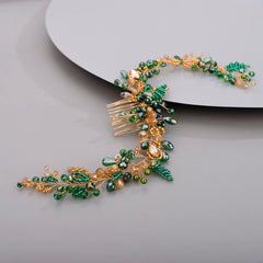 Chargances seaside wedding hair vine ideal for beach photos and festive occasions.