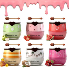 Charm Kiss bee lip balm honey pot strawberry for deep hydration