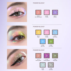 CHARMACY Chameleon waterproof pigments swatch for all-day color without fading