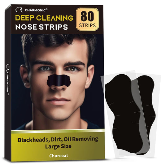 Charmonic blackhead strips packaging for easy storage and purchase.