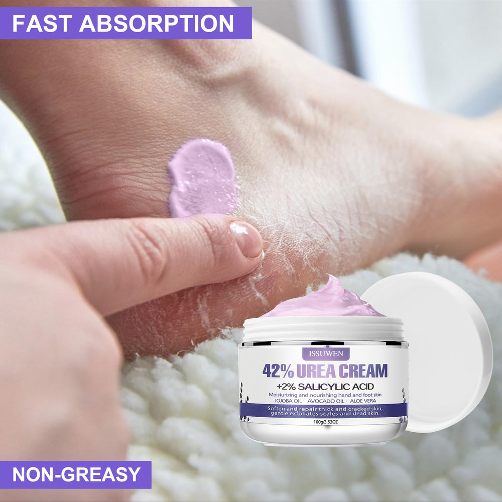 Charmonic hands and knees care using cream for smoother rough skin